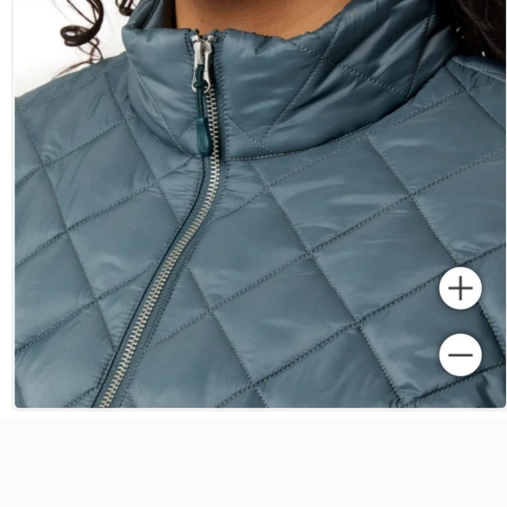 NWT 32 Degrees Ladies' Belted Diamond Quilt Jacket ! - Picture 3 of 5